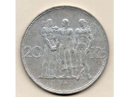 Československo – 20 Kč 1934
