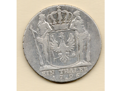 Fridrich Vilém II. – 1 tolar 1796 A,  Berlín Prusko