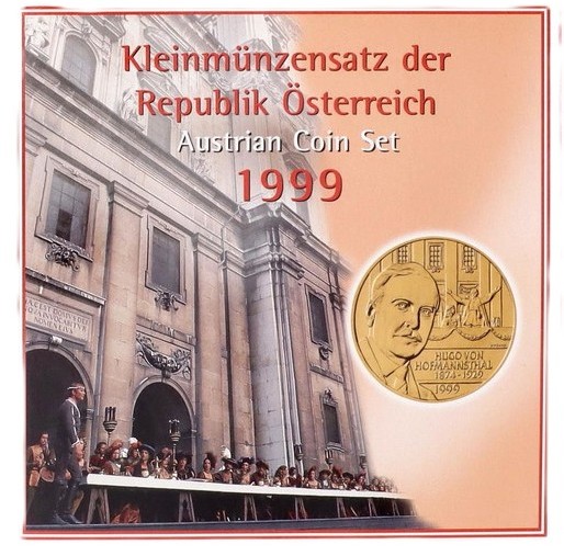 Sada oběžných mincí Rakouské republiky 1999