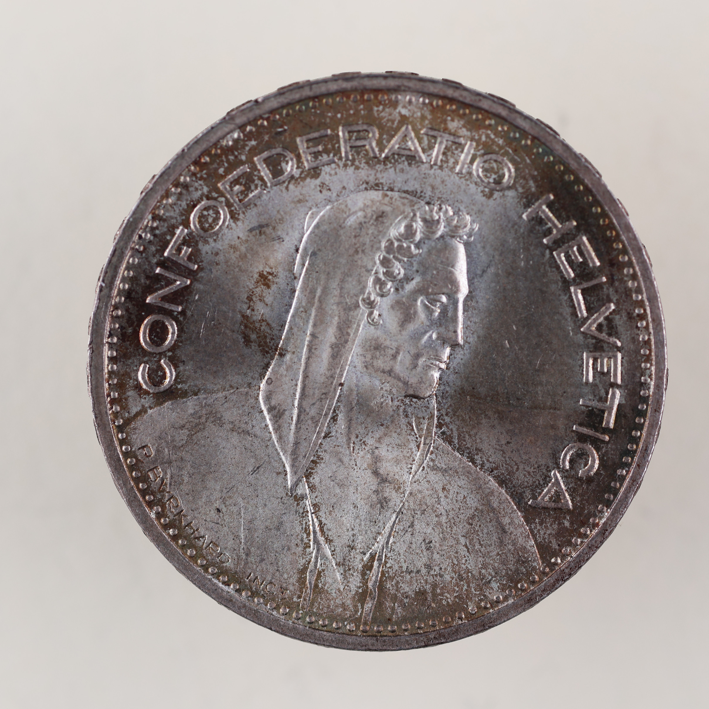 Švýcarsko 5 franků 1951 B