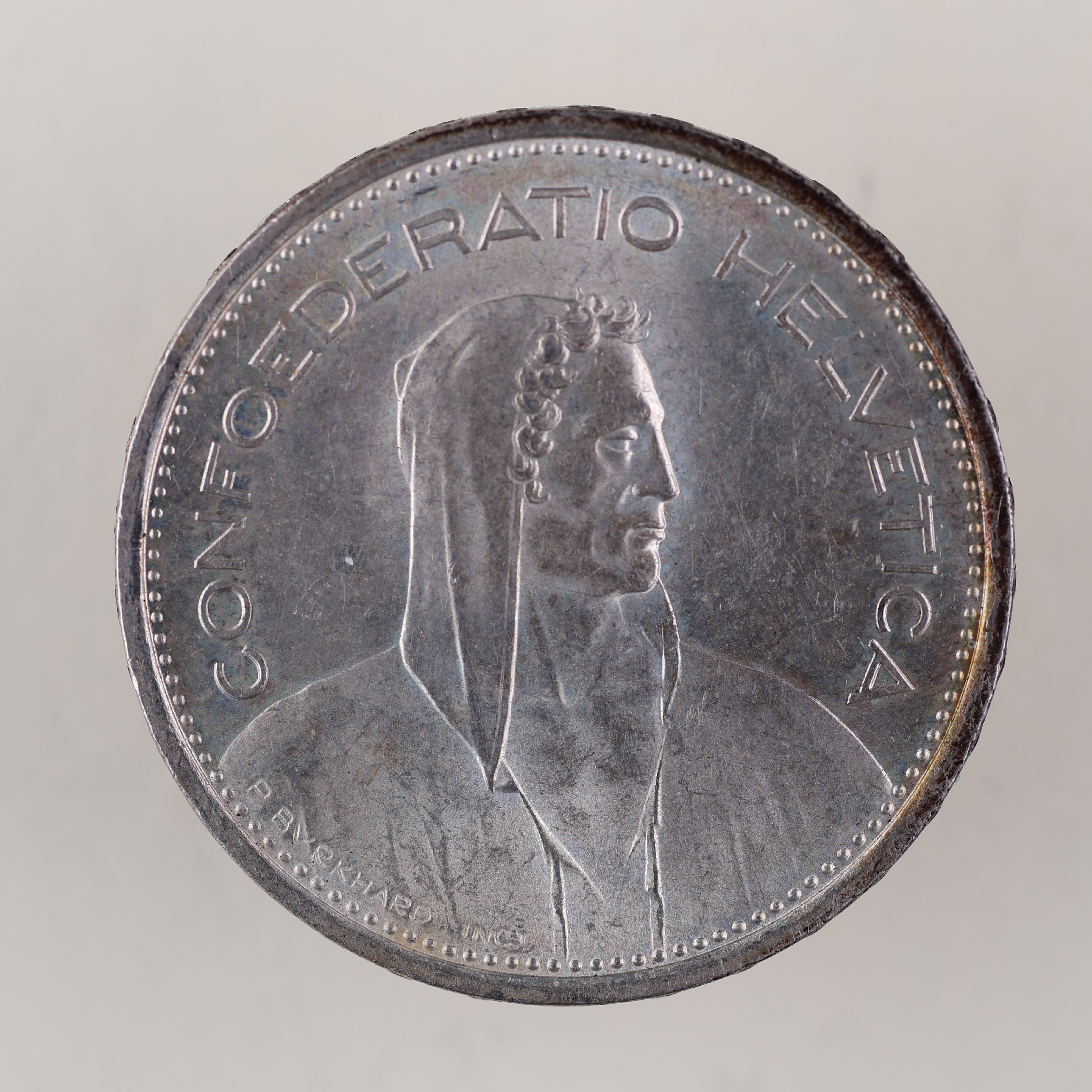 Švýcarsko 5 franků 1967 B