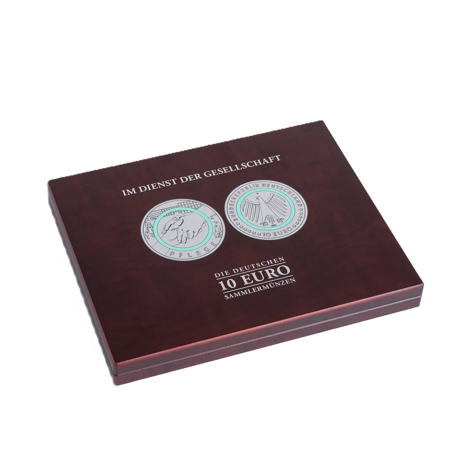 Leuchtturm Kazeta pro 25 pamětních €10 mincí "Im Dienst der Gesellschaft"