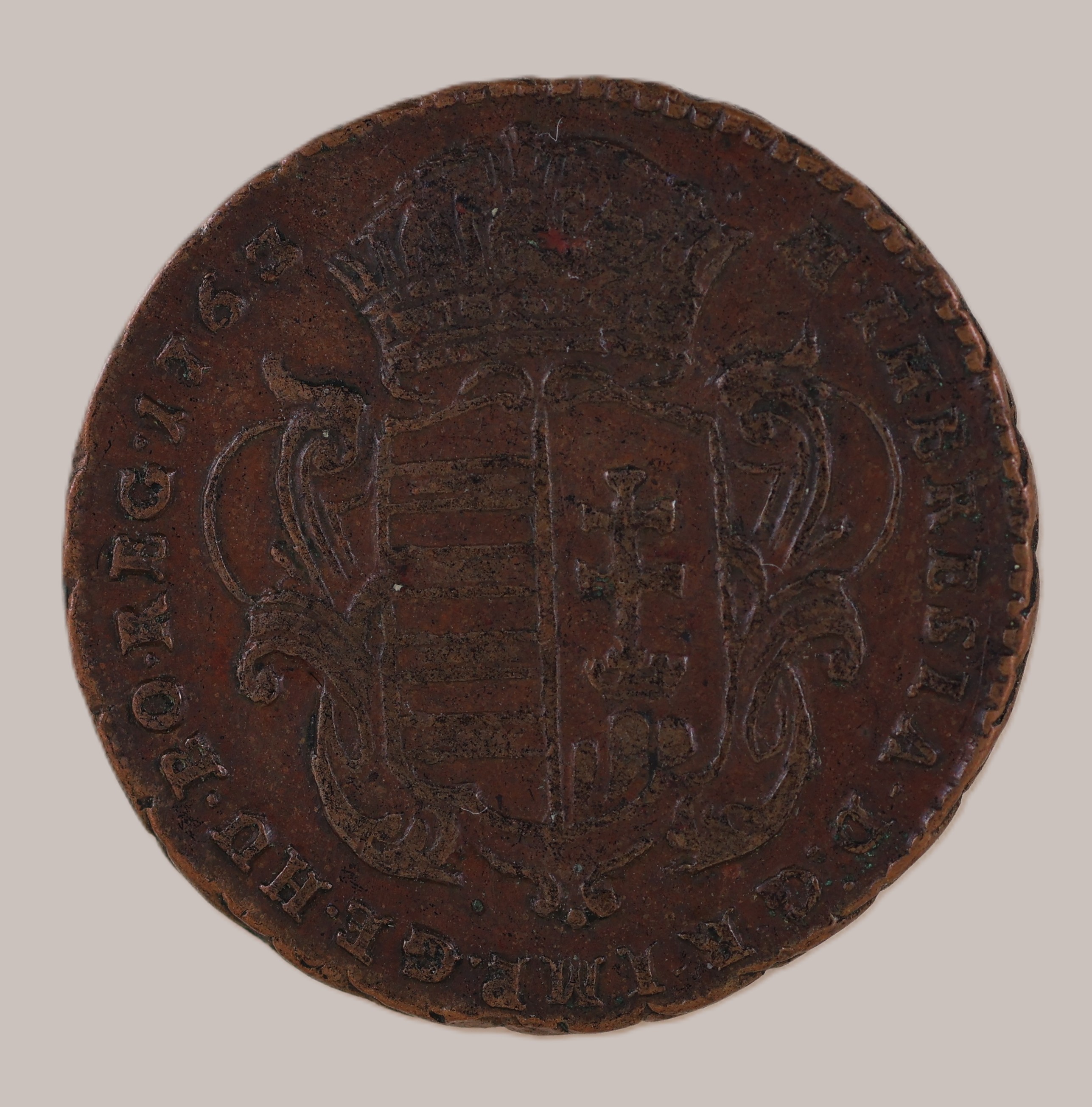 1 denár 1763, Marie Terezie, Kremnica