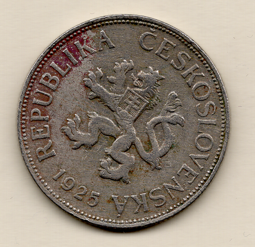 Československo – 5 korun 1925