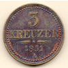 František Josef I. - 3 krejcar 1851 A Vídeň
