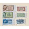 Československo – sada 6 platidel 1953 perforace 3 m.d do obloučku – obrázek 1