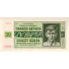 Protektorát Čechy a Morava – 20 korun 1944  S. 27 A Specimen
