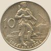 Československo – 10 Kčs 1954 10. výročí SNP – obrázek 2