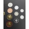 Sada oběžných mincí 2001 proof - semišová etue