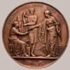 Světová výstava ve Vídni 1873 – bronzová medaile „Dem Verdienst“ s portrétem Františka Josefa I.
