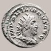 Římská říše - Antoninián Philippus Arabs s motivem věrnosti armády (FIDES EXERCITVS)