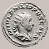 Římská říše - Antoninián Philip II. jako Caesar s titulem princeps iuventutis (244–246 n. l.)