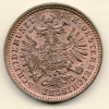1 krejcar 1885 František Josef I., Vídeň