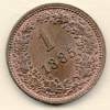 1 krejcar 1885 František Josef I., Vídeň