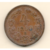 4 krejcar 1860 B – František Josef I., Kremnica