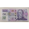Česká republika – 1000 Kč, pamětní přetisk 30 let ČNB 2023, serie M