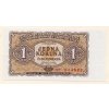 Československo 1 koruna, 1953 S. NP  perforace 3.m.d