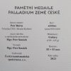 4 Tolarová klipa Pamětní medaile Palladium Země České 2023
