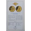 Nejmenší mince světa – sada 6 zlatých mincí 3g ryzost 999