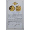 Nejmenší mince světa – sada 6 zlatých mincí 3g ryzost 999