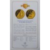 Nejmenší mince světa – sada 6 zlatých mincí 3g ryzost 999