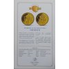 Nejmenší mince světa – sada 6 zlatých mincí 3g ryzost 999