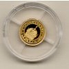 Rakousko – zlatá medaile, Vídeňská klenotnice, císařská koruna 0,5 g ryzost 375/1000
