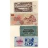 Československo,  lot 4 ks  bankovek