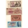 Československo,  lot 4 ks  bankovek