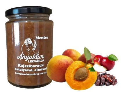 Mentes kajszibarack lekvár datolyával, almával