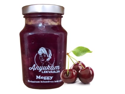 Prémium kézműves meggylekvár 370g üvegben