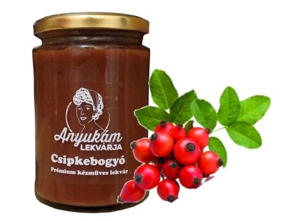 Prémium csipkebogyó lekvár üvegben – mindennapokra.hu
