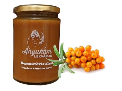 Prémium homoktövis–alma lekvár üvegben – mindennapokra.hu