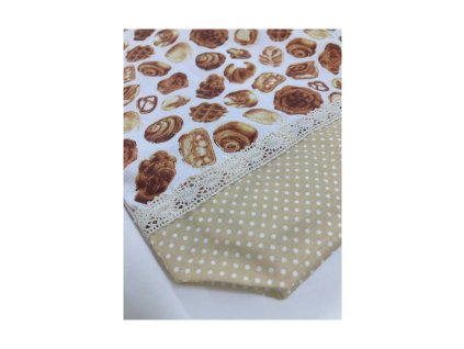 PUL béléses kenyérzsák belső rétegének közeli fotója