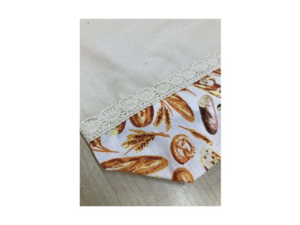 PUL béléses kenyérzsák belső rétegének közeli fotója