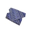 Elegáns, mosható kék etno mintás újraszalvéta ételcsomagoláshoz