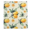 Méhviaszos kendő citrom mintával, teljes méretben