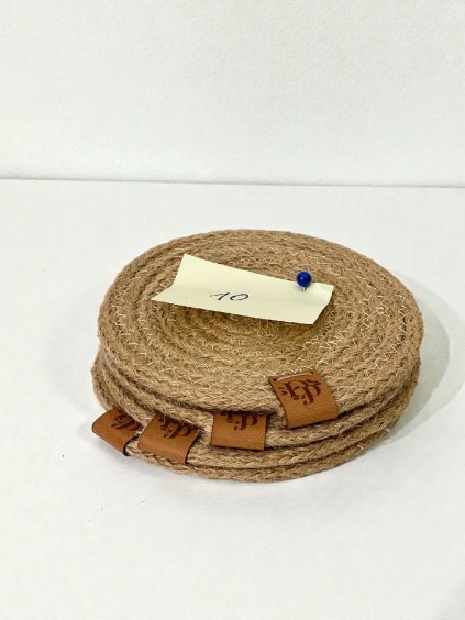 Sada jutových podtácků 4 ks - 10