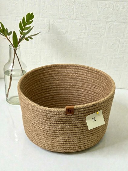 Jutový koš - 12