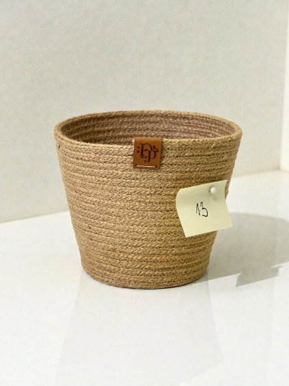 Jutový květináč - 13