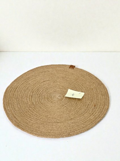 Jutové prostírání kulaté - 4