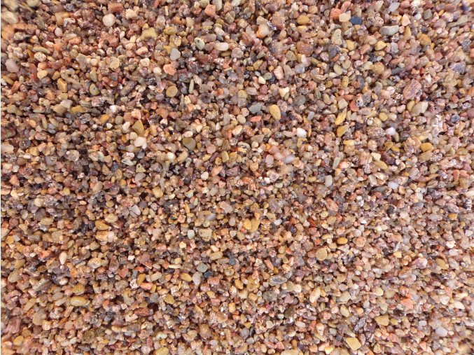 Štěrk akvarijní, filtrační, terarijní, drenážní, domovní čov, dekorační, ... hrubost 2 -4 mm