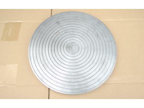 Brusný kotouč 350 MM  DRÁŽKOVANÝ - Litinový kotouč na broušení minerálů a skla. Čelní kotouč na rovinné broušení a leštění. Bruska na acháty, minerály a sklo