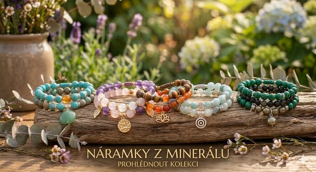 náramky z minerálů