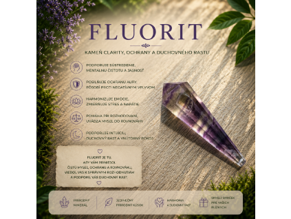 Prívesok - Fluorit