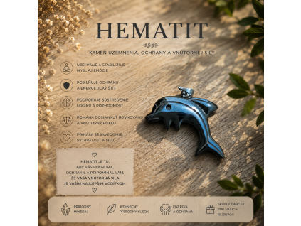 Prívesok - Hematit
