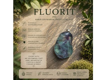 Prívesok - Fluorit