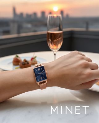 🥂❤️ Jsou večery, kdy na detailech záleží. Kdy se chceš cítit přitažlivá a sebevědomá. Rose gold hodinky MINET v kombinaci...