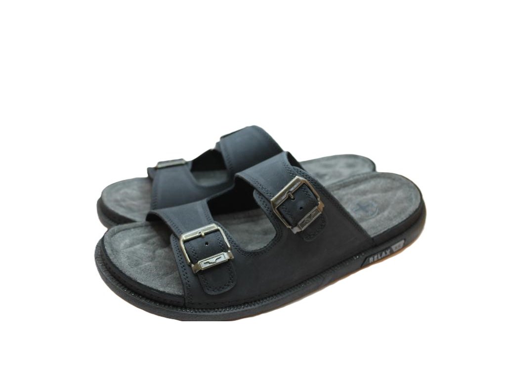 Černé pantofle Urban