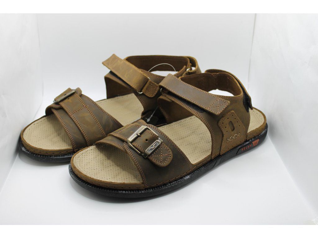 Sandály hnědé